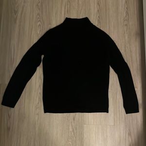 Black turtle neck sweater